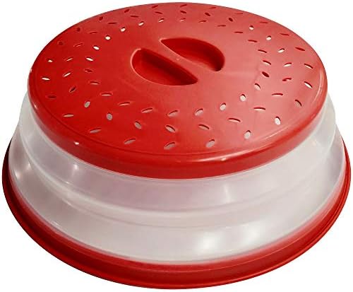 BPA-Free Microwave Plate Cover with Steam Vent for Fruit More