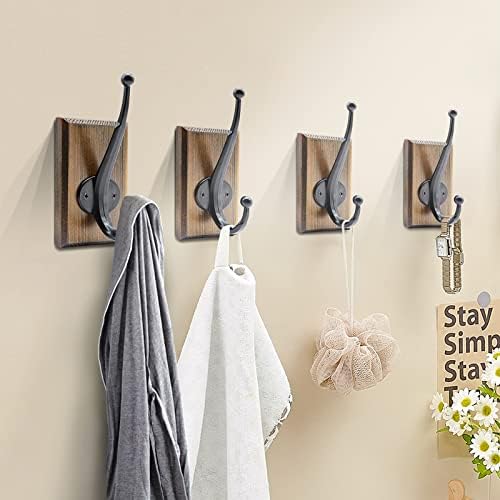 Rustic Farmhouse Towel Hooks 2 Pack