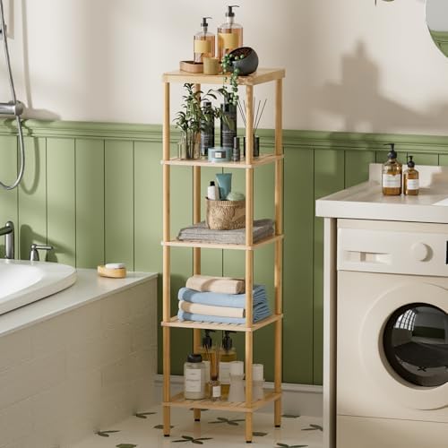 AmazerBath Eco-Friendly Bamboo Bathroom Shelf