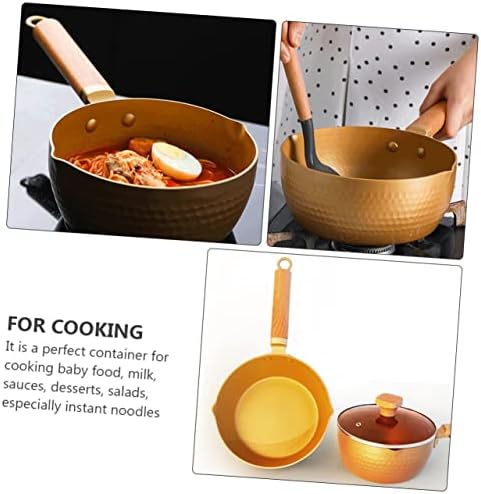 Mikinona Snow Pan Pans Small Cooking Pot Aluminum Alloy Kitchen Essential