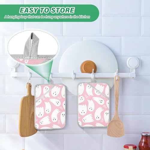 Linqin Heat-Resistant Potholders Set 2-Piece Perfect for Cooking Baking