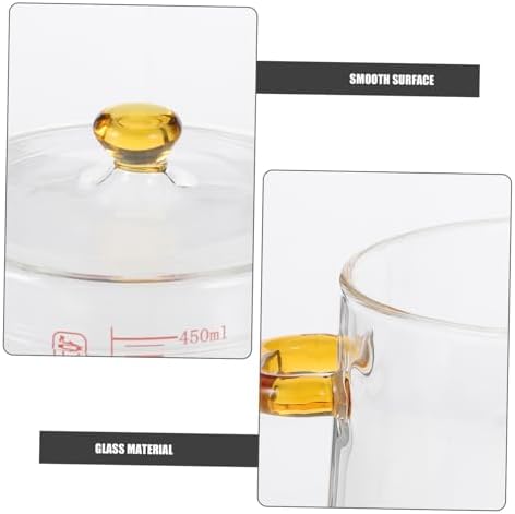 Luxshiny Glass Cooking Pot Steamy Multi-Functional