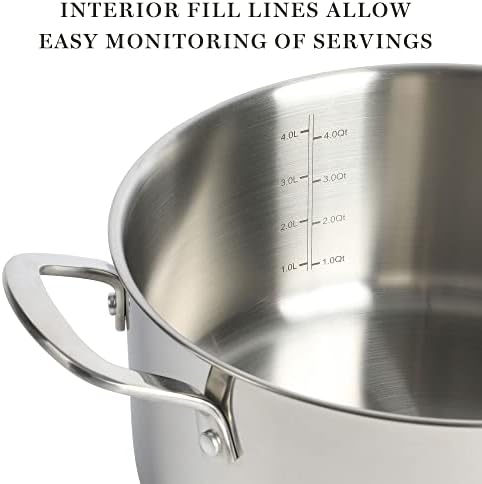 Martha Stewart 5-Quart 188 Stainless Steel Dutch Oven