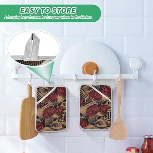 Personalized Skull Potholders from OURVII