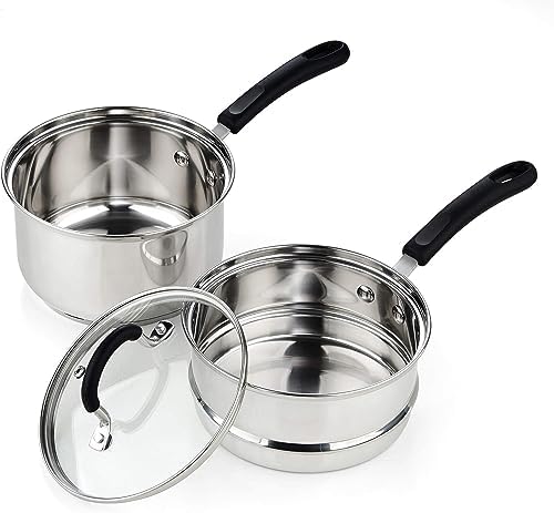 Cook N Home Perfect Double Boiler for Easy Melting Cleaning