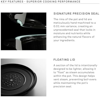 Precision Cast Iron Oven Pot with Handle