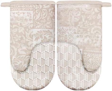 Alselo Heat-Resistant Oven Mitts Set of 2