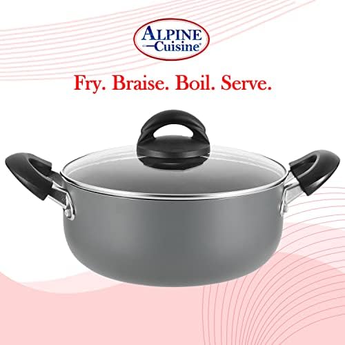 Sturdy 6QT Dutch Oven pot with Lid for Cooking