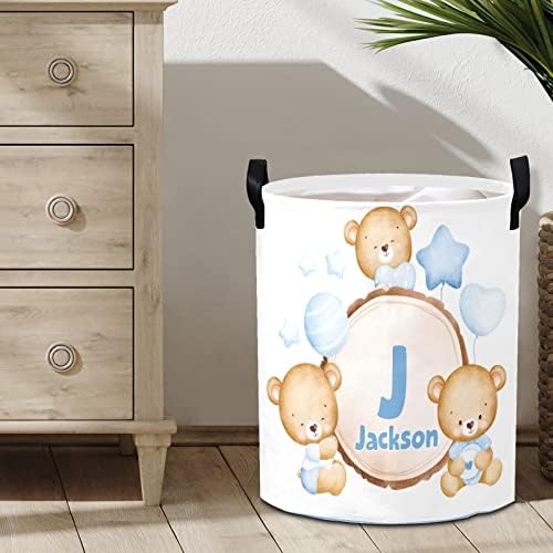 Cute Bear Blue Personalized - Extra Space Organization