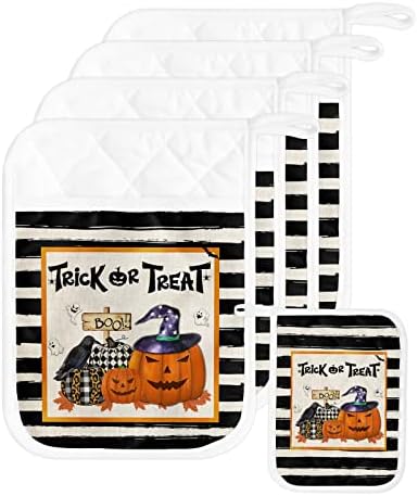 Halloween Spooky 5-Pack Pot Holder Set