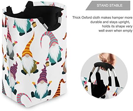 Susiyo Christmas Gnomes Collapsible Laundry Basket