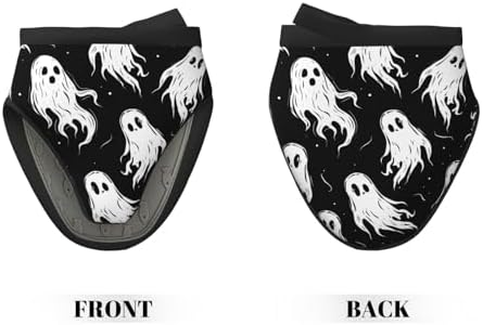 Halloween Ghost Mini Silicone Oven Mitts Heat-Resistant Safe for Cooking