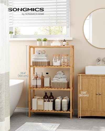 4 Tier Bamboo Storage Rack