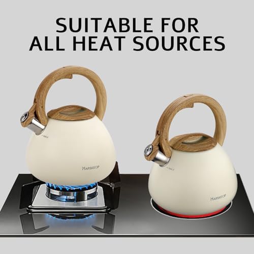 Mar_ticks_top 26 Quart Whistling Tea Kettle