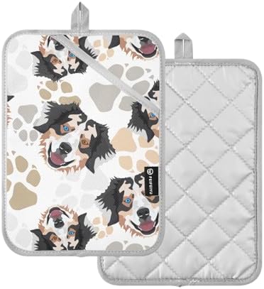 DalziumPotholder Dog Paws Set of 2