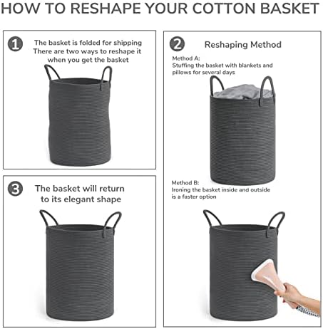 Organize Your Laundry with this Soft Durable nursery living room hamper