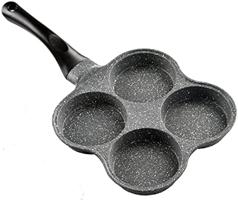 Rust-Resistant 4-Cup Egg Frying Pan