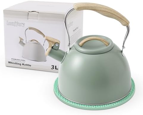 WHISLING Tea Kettle with Silicone Handle 32 QT