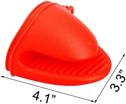 2-Pair Silicone Oven Gloves Set - Heat Resistant