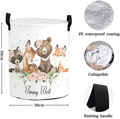 Personalized Water Resistant Foldable Laundry Hamper