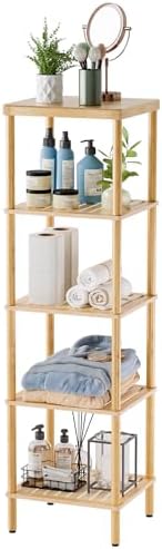 AmazerBath Eco-Friendly Bamboo Bathroom Shelf