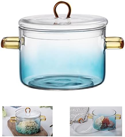 Miecux15L Heat-Resistant Glass Cookware Pot Perfect for Pasta More