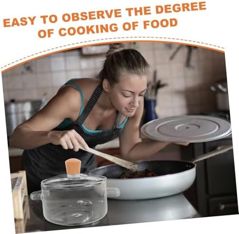 Glass Cooking Pot with Lid