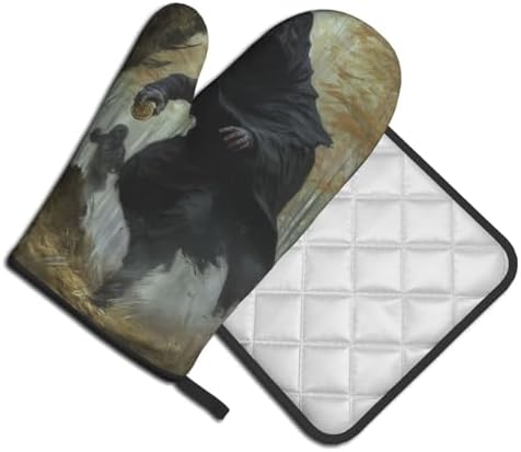 Keep Your Kitchen Warm with Halloween Oven Mitts Pot Holders Set
