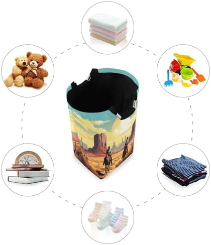 Kigai Collapsible Laundry Basket with Handles statements