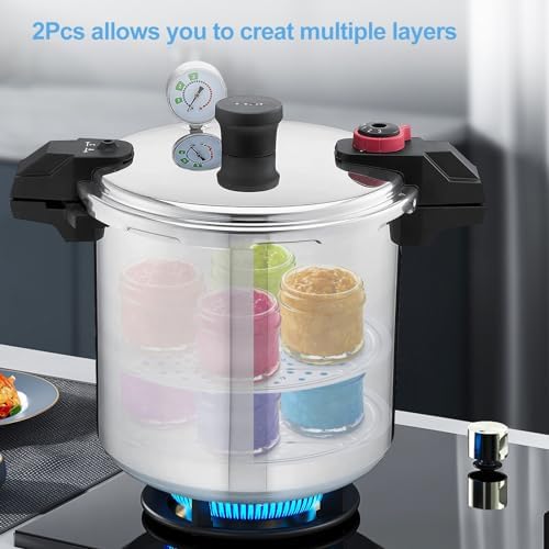 2Pcs Premium Stainless Steel Pressure Canner Rack