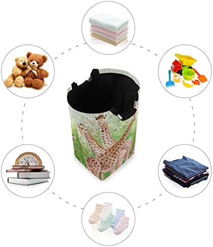 Collapsible Laundry Basket - MOYYO Beautiful Giraffes Design