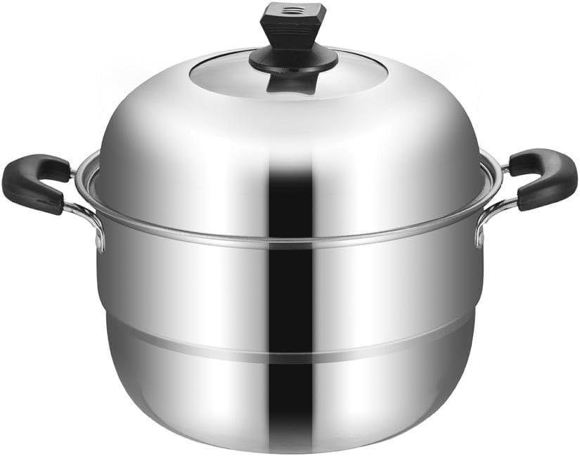 Deep Stock Pot - Non-Stick Stainless Steel Tri-Ply Stockpot