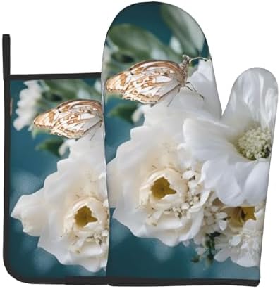 Quopvn Oven Mitt Pot Holder Set