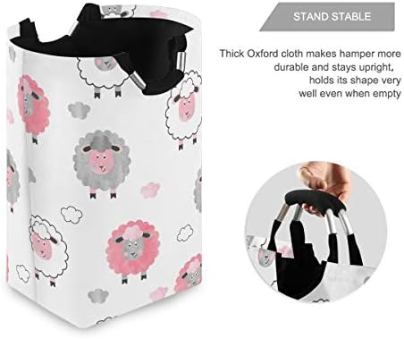 MOYYO Foldable Laundry Basket with Durable Handles