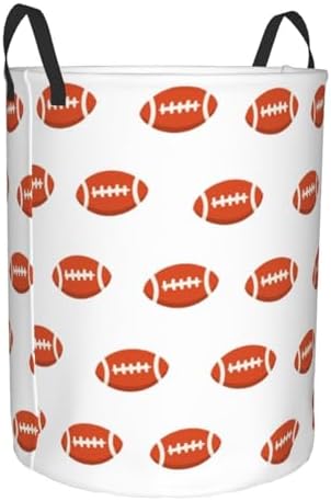 Football Laundry Hamper Collapsible with Handles