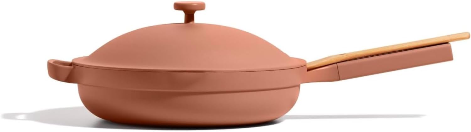 Our Place Always Pan - Large 125-Inch Capacity Nonstick Toxin-Free Ceramic Cookware
