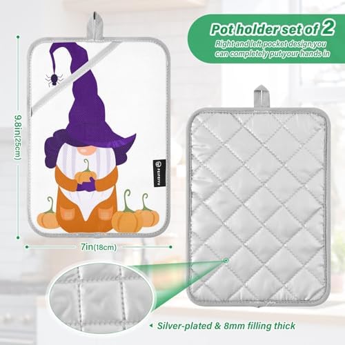 Halloween Leprechaun Pot Holder Set
