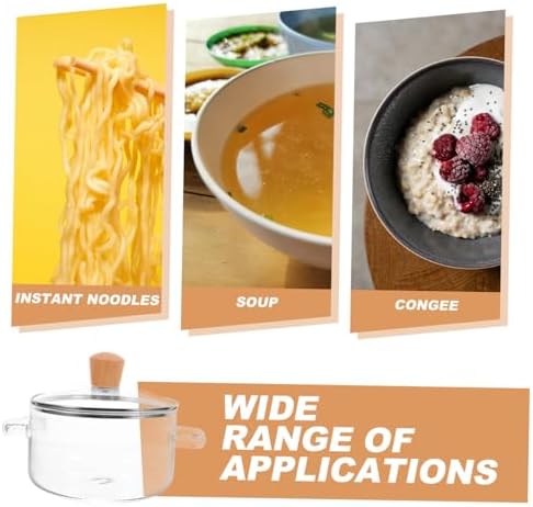 Glass Cooking Pot with Lid