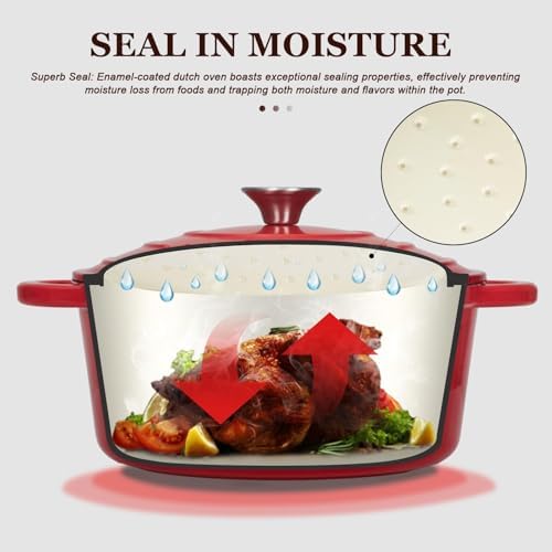 OvermontPremium Cast Iron Dutch Oven 55QT