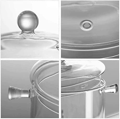 Miecux saucepan 15L Heat-Resistant cooking pot 50OZ