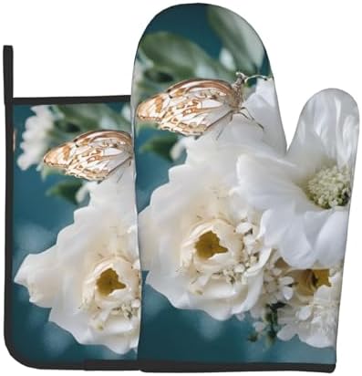 Quopvn Oven Mitt Pot Holder Set