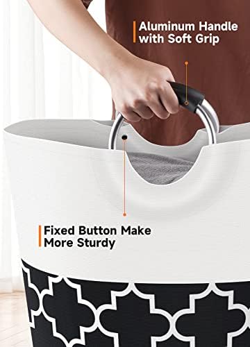 Collapsible Easy Fold Laundry Hamper for College