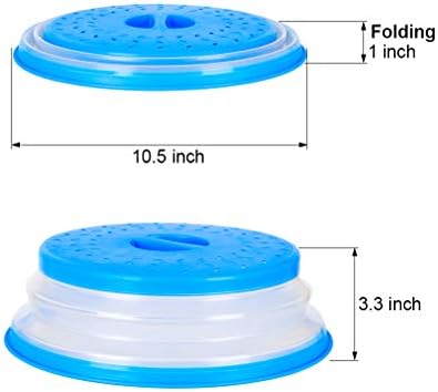 Easy Collapsible Microwave Cover for Controllable Splatters