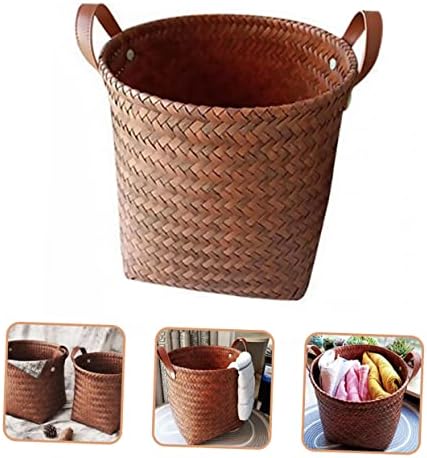 Versatile Wicker Storage Basket For Cars Toys Laundry