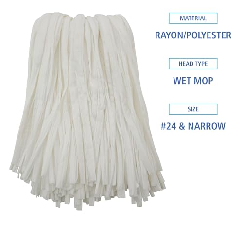Boardwalk Cut-End Wet Mop Head White