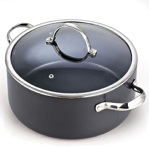 Cooks Standard 7-Quart Dutch Oven Pot with Glass Lid