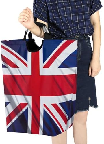 British Flag Folding Laundry Hamper