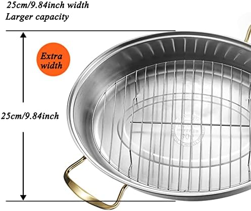 Stainless Steel Elliptical Roaster