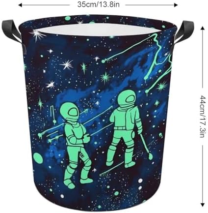 Glow-in-the-Dark Collapsible Laundry Hamper