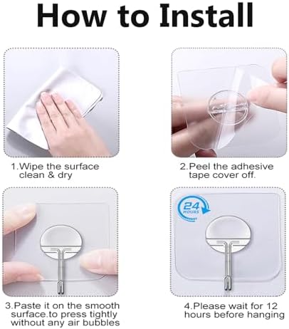 JINSHUNFA Adhesive Hooks